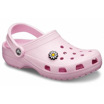 Crocs Classic Shoes Women's Clogs Pink / White | Australia 0015GSOL